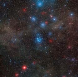 Open cluster located about 1,200 light-years from Earth