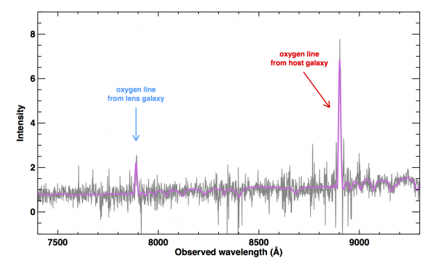 The observed spectra using the Low-Resolution Imaging Spectrograph