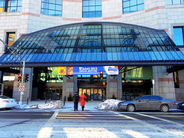 Entrance of AAAS 2013 at Hynes Convention Center in Boston