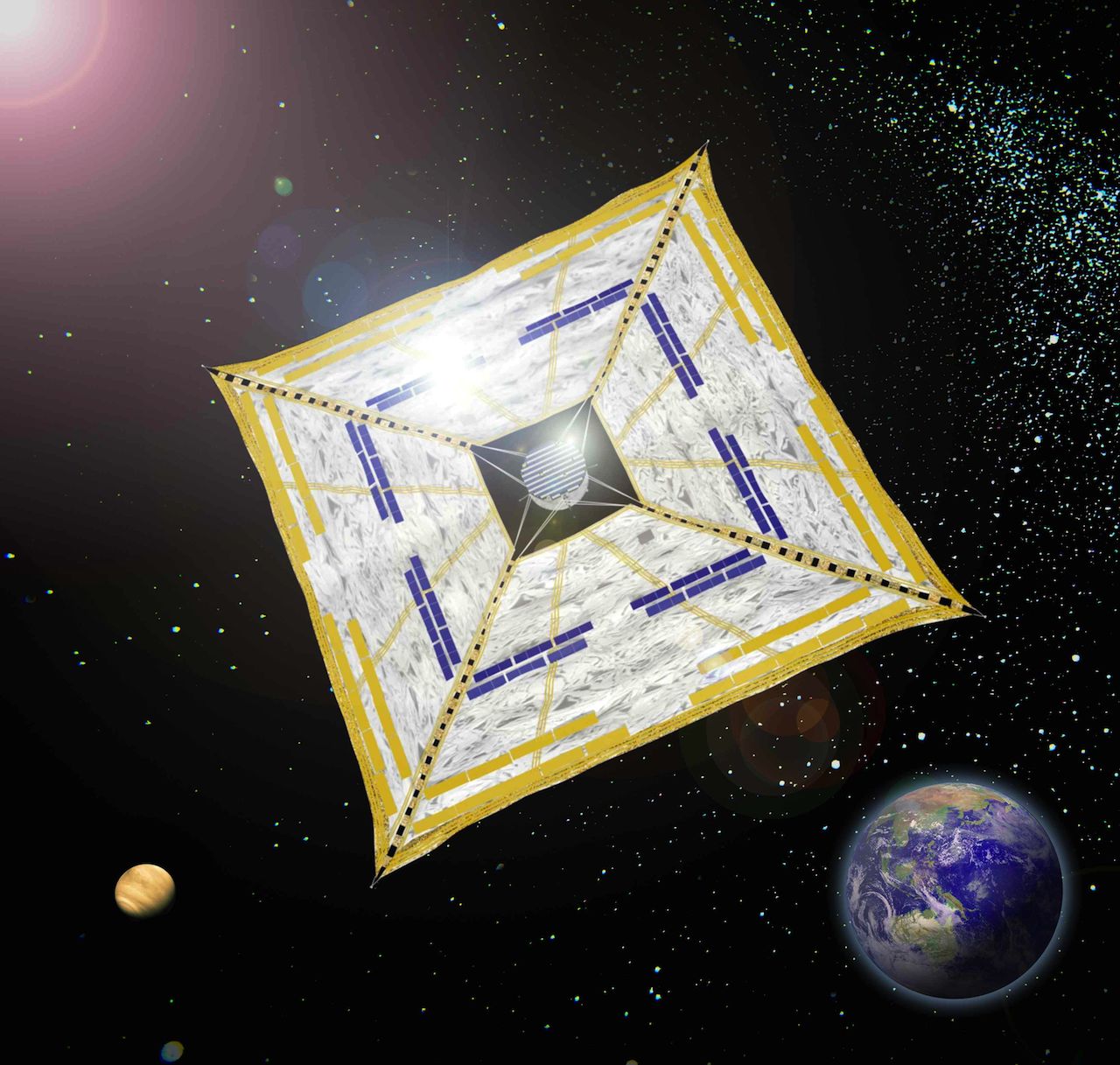 IKAROS&nbsp;Spacecraft (Courtesy of JAXA)