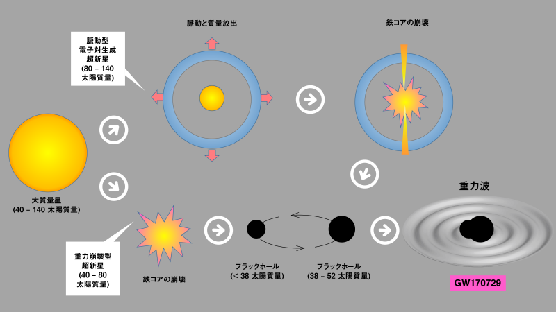 重力波で観測された大質量ブラックホールの起源とその最大質量を見出す