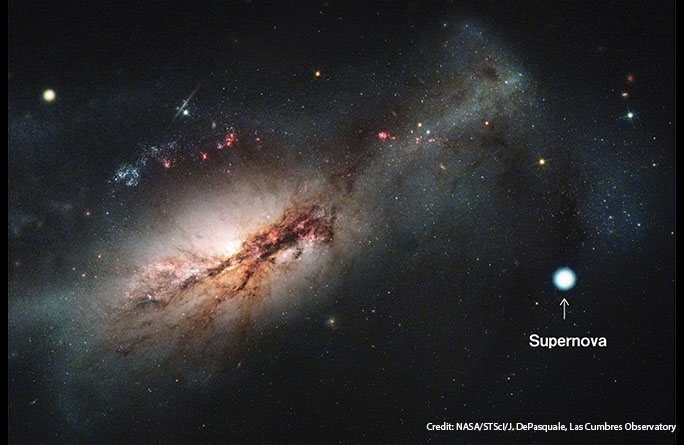 ついに観測された理論上の超新星 ―明らかになった恒星の運命の境
